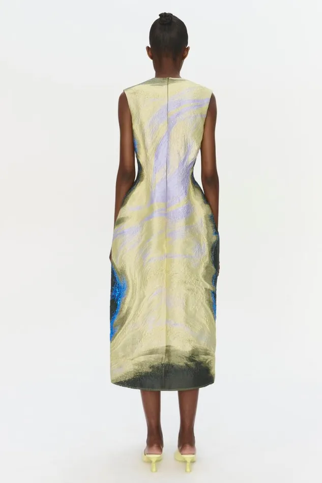 Women Dresses and Jumpsuits Jonathan Simkhai Eli Dress Green and Blue Eli Dress Women Dresses and Jumpsuits Jonathan Simkhai Eli Dress Green and Blue Eli Dress