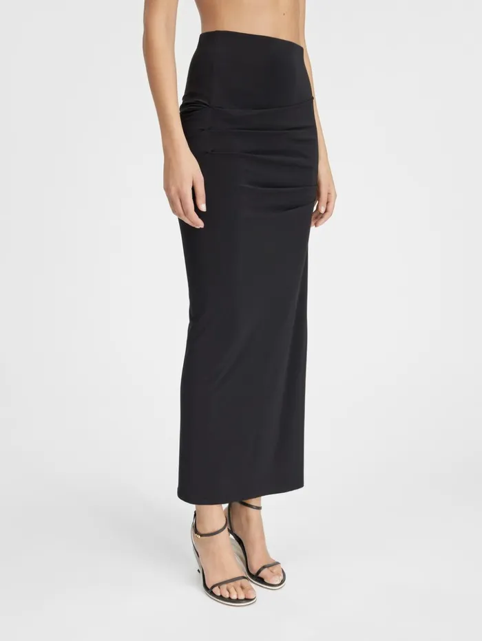 Women Dresses and Skirts JACQUEMUS The Drapeado Skirt Black Women Dresses and Skirts JACQUEMUS The Drapeado Skirt Black
