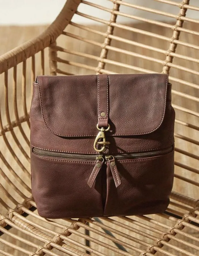 Women FatFace Bags and Wallets The Pia Multifunctional Bag Chocolate Brown