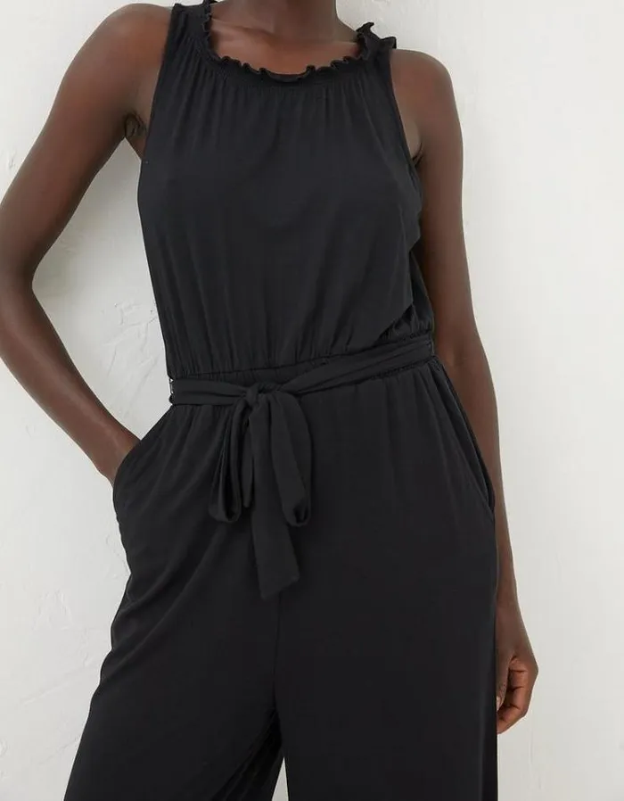 Women FatFace Women039s Sale Haylie Jersey Jumpsuit Black