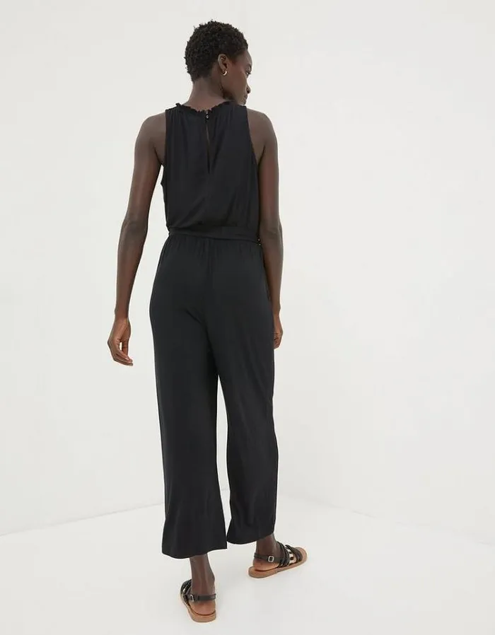 Women FatFace Women039s Sale Haylie Jersey Jumpsuit Black