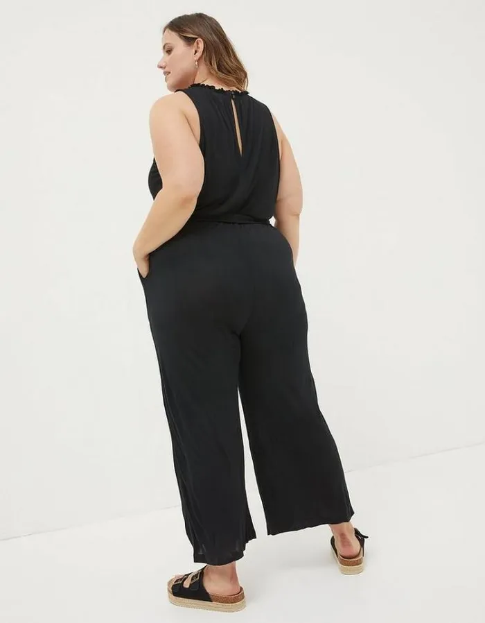 Women FatFace Women039s Sale Haylie Jersey Jumpsuit Black