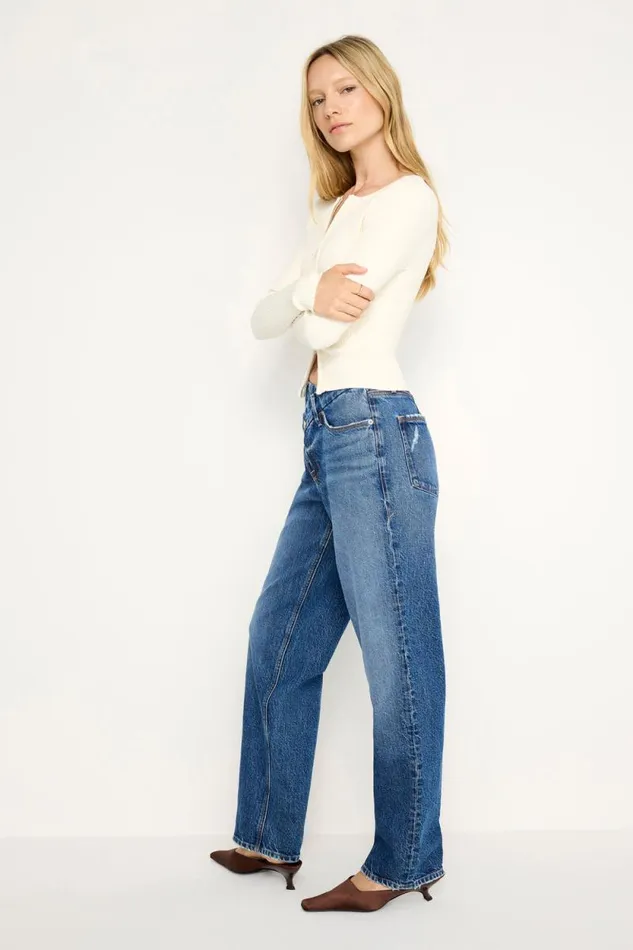 Women GOOD AMERICAN Jeans GOOD 90S RELAXEDJEANS Indigo713