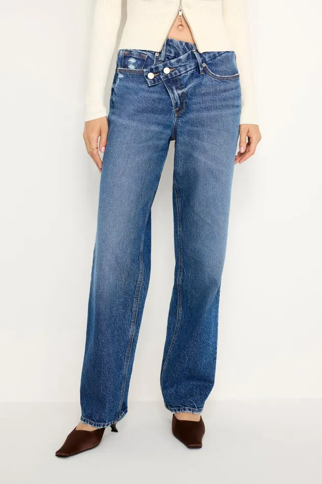 Women GOOD AMERICAN Jeans GOOD 90S RELAXEDJEANS Indigo713