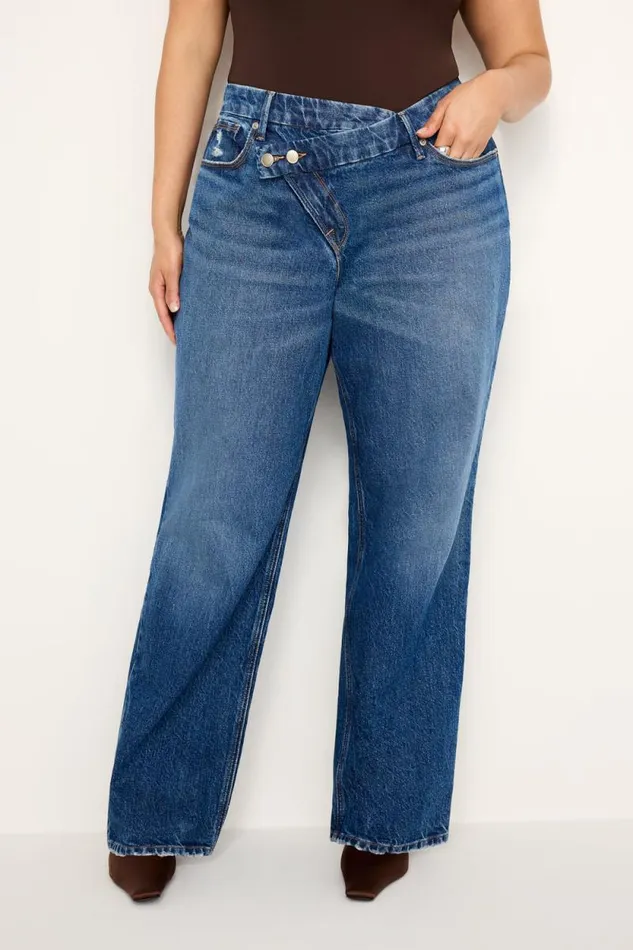 Women GOOD AMERICAN Jeans GOOD 90S RELAXEDJEANS Indigo713