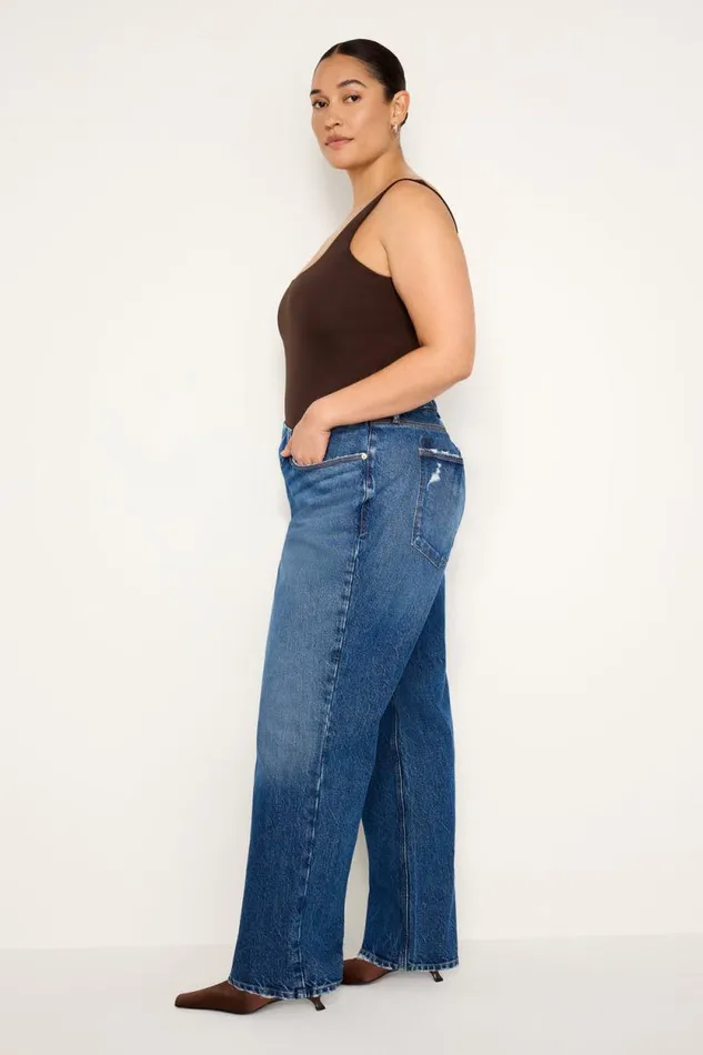 Women GOOD AMERICAN Jeans GOOD 90S RELAXEDJEANS Indigo713