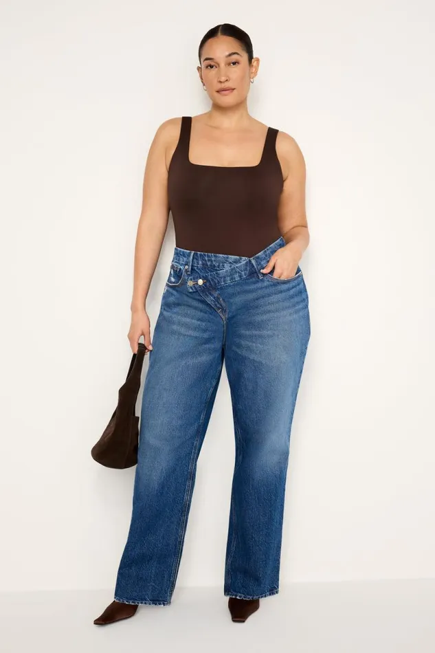 Women GOOD AMERICAN Jeans GOOD 90S RELAXEDJEANS Indigo713