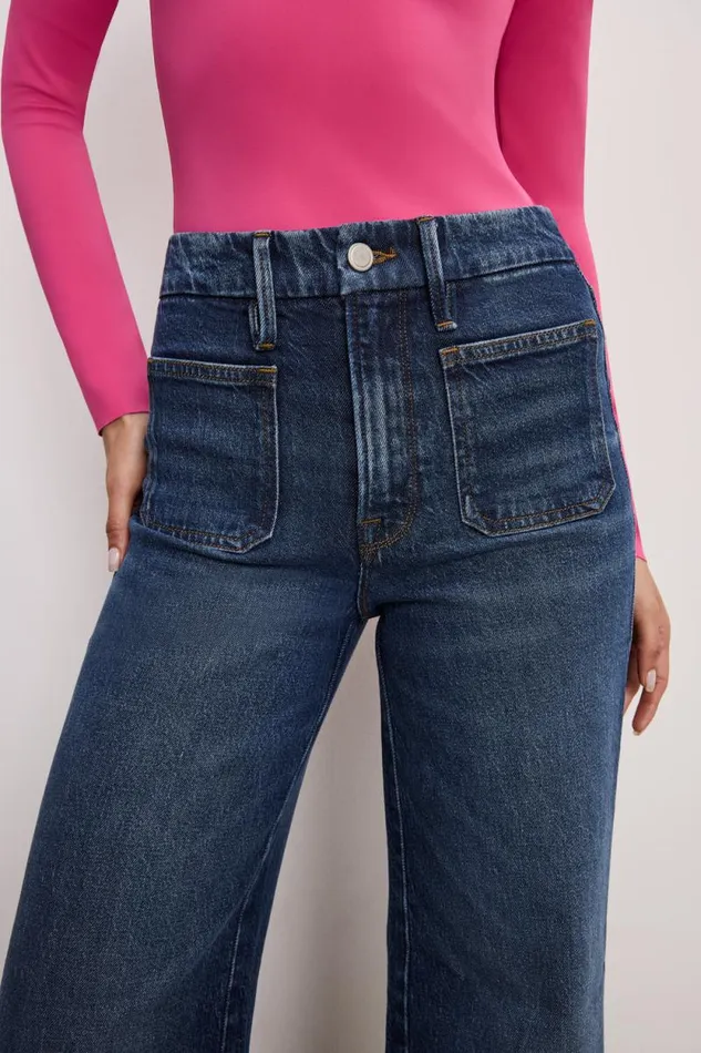 Women GOOD AMERICAN Jeans GOOD WAIST PALAZZOJEANS Indigo759