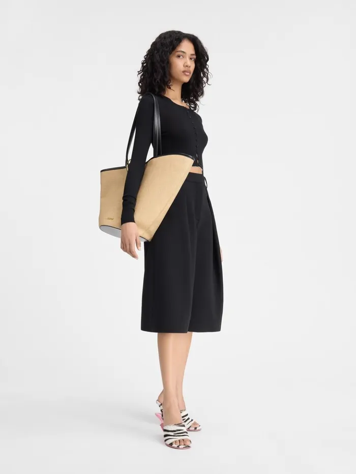 Women Knits JACQUEMUS The Spiaggia Cardigan Black Women Knits JACQUEMUS The Spiaggia Cardigan Black