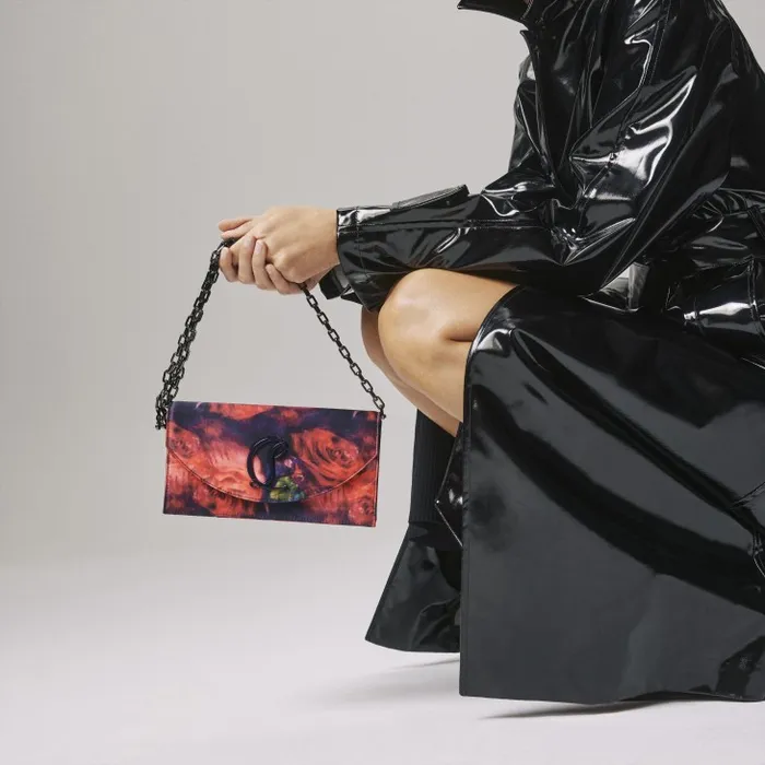 Women Loubi54 Clutch 8211 Roses Printed Crepe Satin 8211 Multicolor Christian Louboutin Shoulder Bags Women Loubi54 Clutch 8211 Roses Printed Crepe Satin 8211 Multicolor Christian Louboutin Shoulder Bags