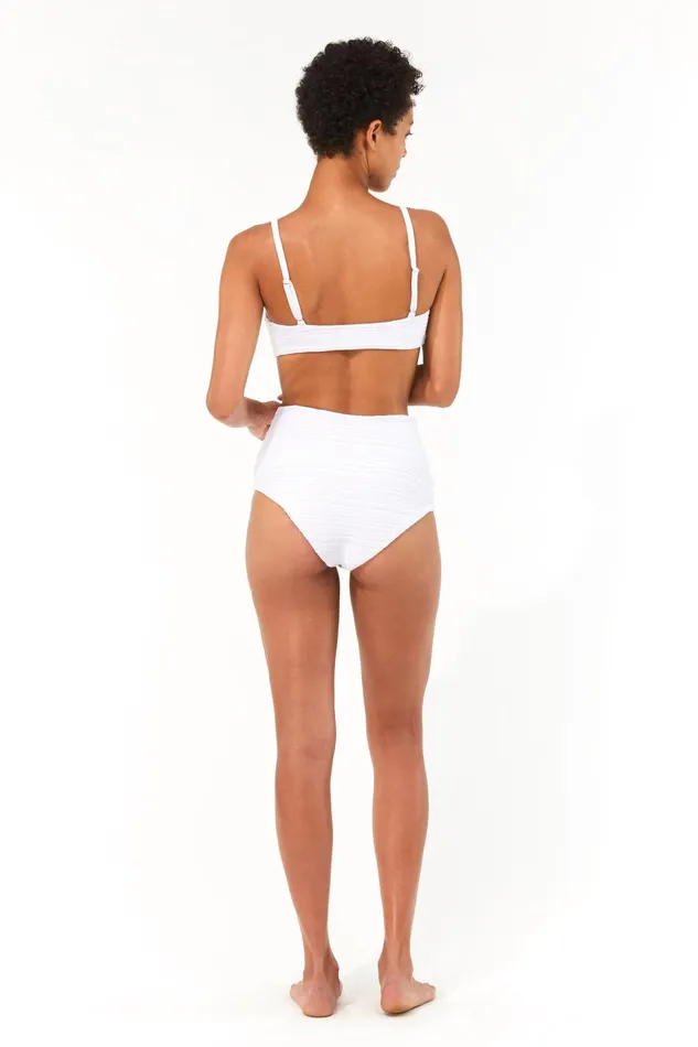 Women Mara Hoffman Bikini Tops Sia Bikini Top White Women Mara Hoffman Bikini Tops Sia Bikini Top White