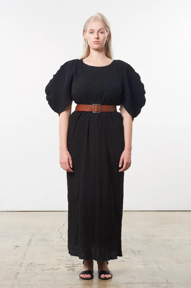 Women Mara Hoffman Dresses Extended Aranza Dress Black