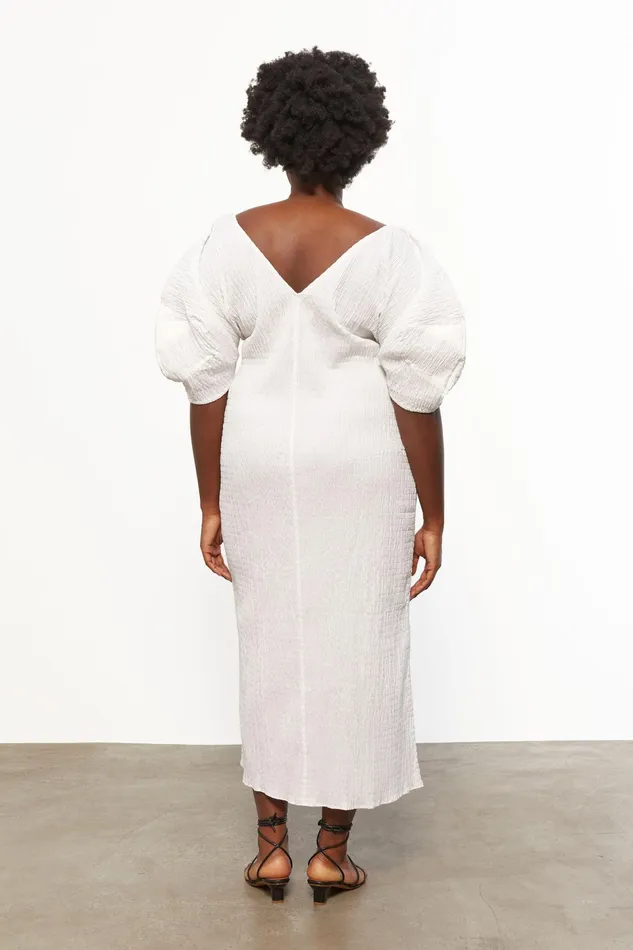 Women Mara Hoffman Extended Sizes Extended Gracen Dress White