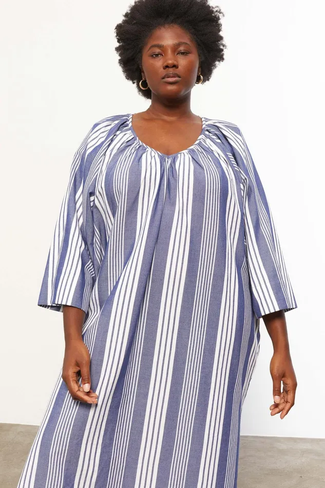Women Mara Hoffman Extended Sizes Extended Luz Coverup Navy Multi Women Mara Hoffman Extended Sizes Extended Luz Coverup Navy Multi