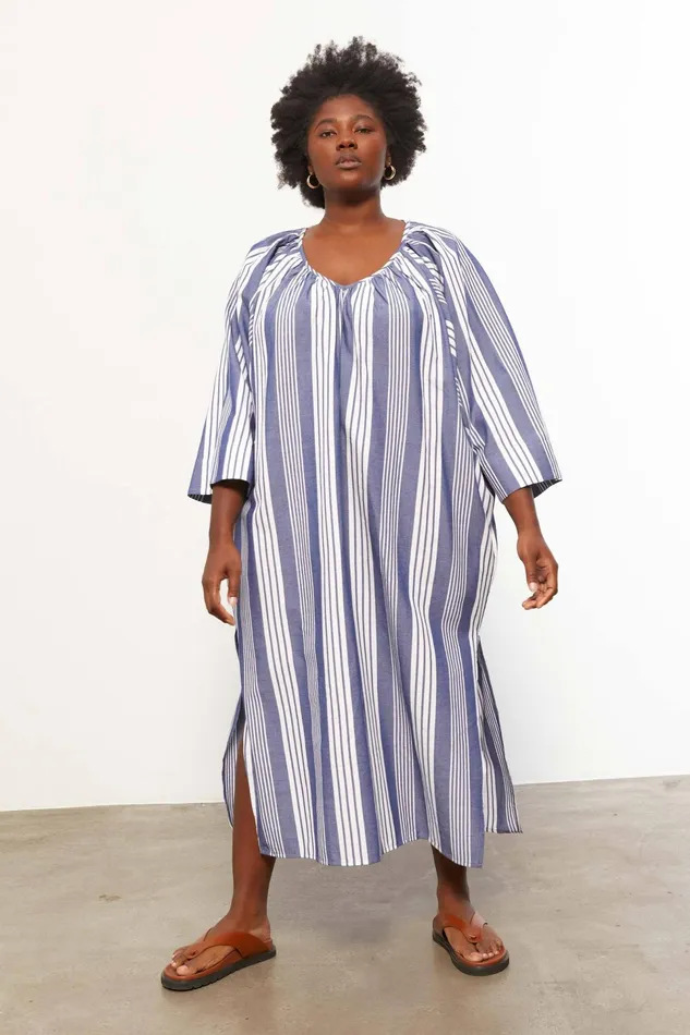 Women Mara Hoffman Extended Sizes Extended Luz Coverup Navy Multi Women Mara Hoffman Extended Sizes Extended Luz Coverup Navy Multi