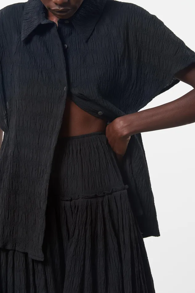 Women Mara Hoffman Skirts Alejandra Skirt Black