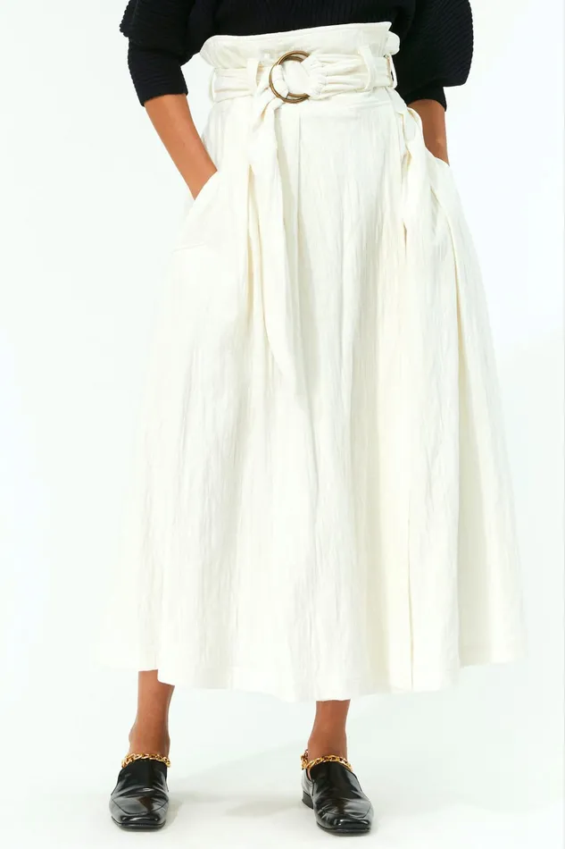 Women Mara Hoffman Skirts Esperanza Skirt Ivory Women Mara Hoffman Skirts Esperanza Skirt Ivory