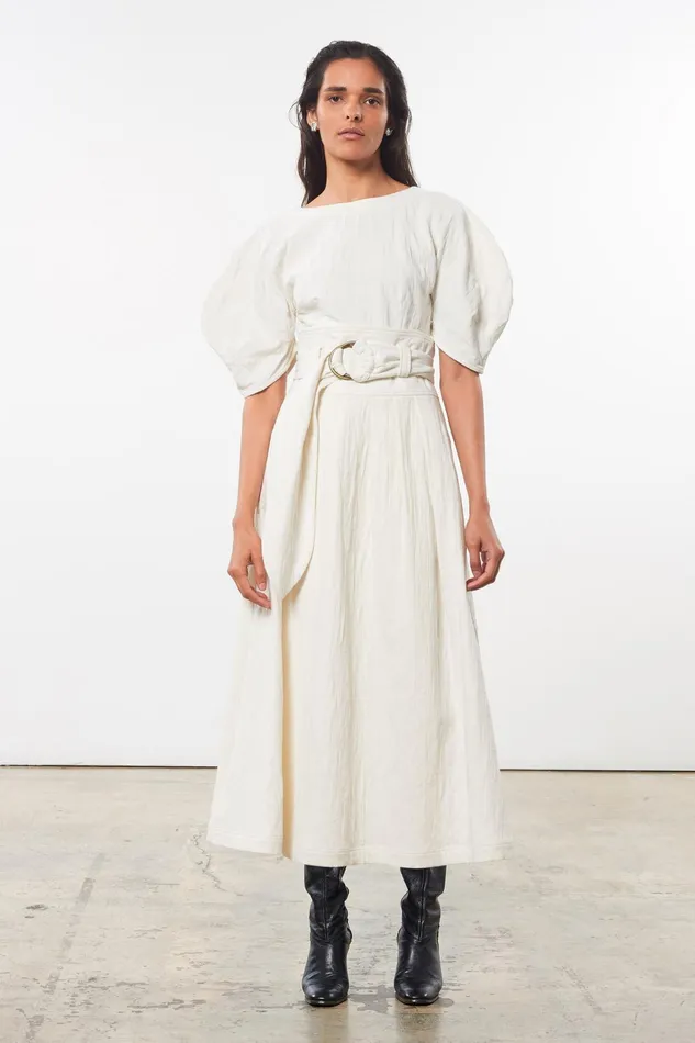 Women Mara Hoffman Skirts Esperanza Skirt Ivory Women Mara Hoffman Skirts Esperanza Skirt Ivory