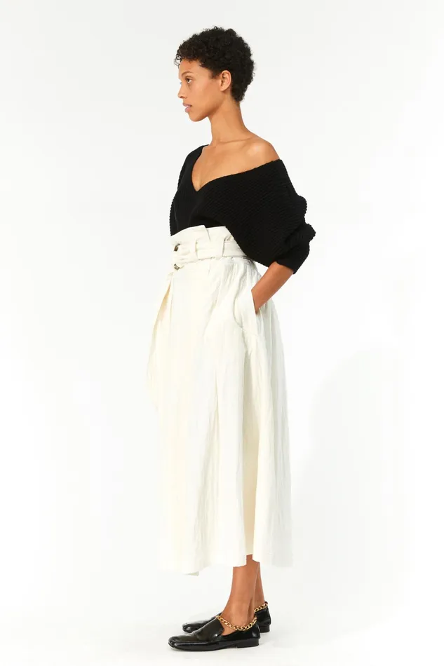 Women Mara Hoffman Skirts Esperanza Skirt Ivory Women Mara Hoffman Skirts Esperanza Skirt Ivory