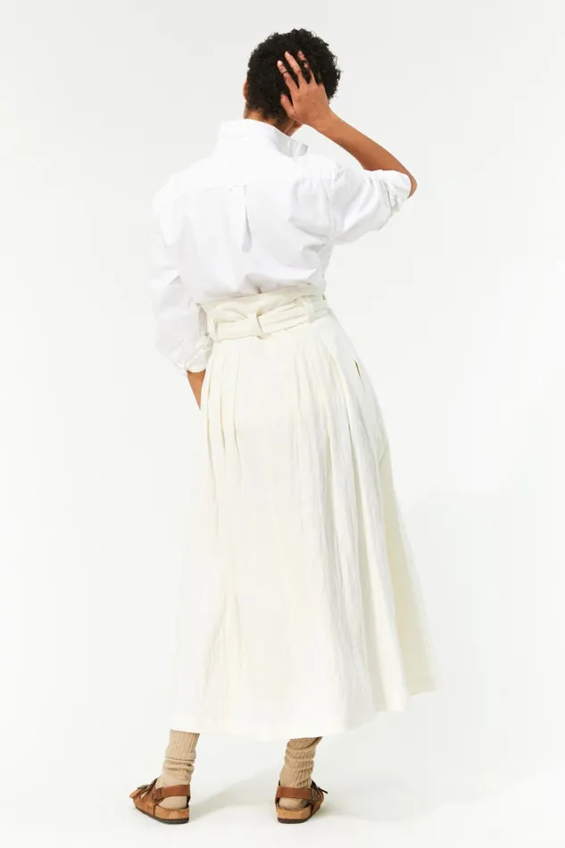 Women Mara Hoffman Skirts Esperanza Skirt Ivory Women Mara Hoffman Skirts Esperanza Skirt Ivory