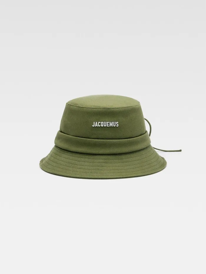 WomenMen Hats JACQUEMUS The Gadjo Bucket Hat Khaki