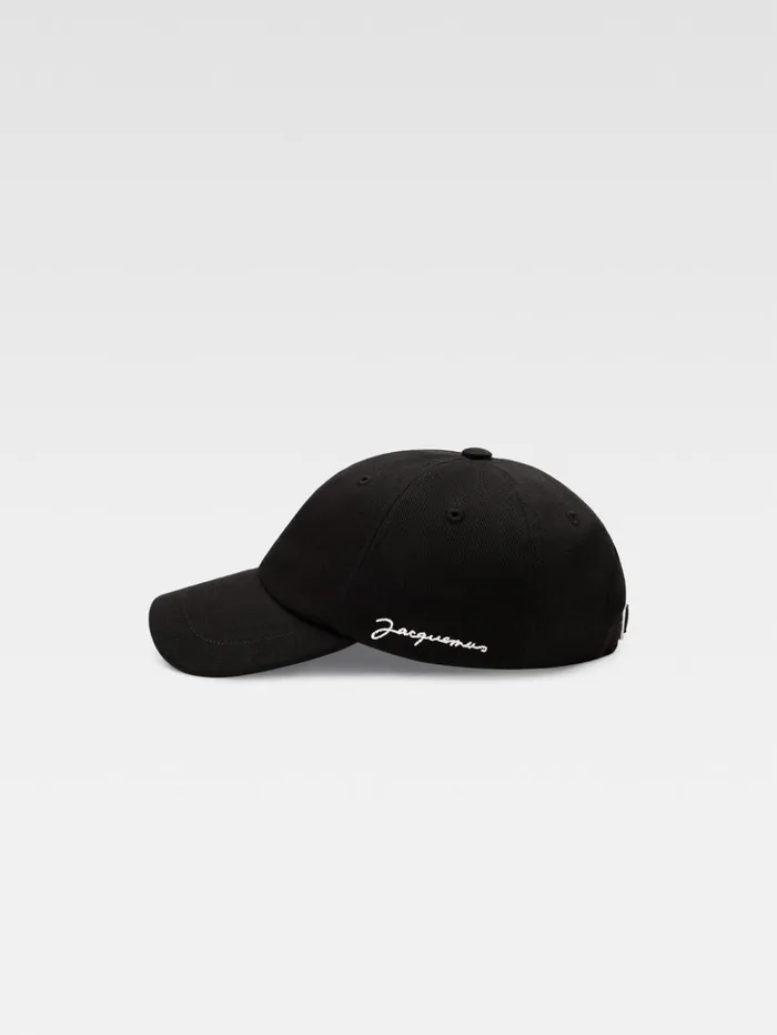 WomenMen Hats JACQUEMUS The Jacquemus Cap Black