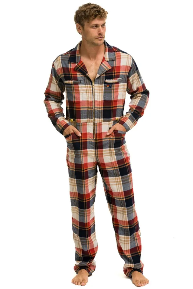 WomenMen Outerwear Aviator Nation UNISEX PLAID FLIGHT SUIT 8211 COWBOY PLAID WomenMen Outerwear Aviator Nation UNISEX PLAID FLIGHT SUIT 8211 COWBOY PLAID