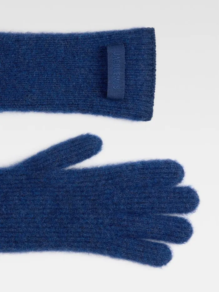 WomenMen Scarves Beanies and Gloves JACQUEMUS The Gros Grain Gloves Navy WomenMen Scarves Beanies and Gloves JACQUEMUS The Gros Grain Gloves Navy