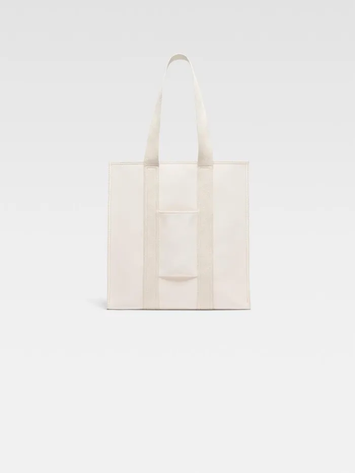 WomenMen Shoulder Bags JACQUEMUS The Cuerda Shopper Bag Offwhite WomenMen Shoulder Bags JACQUEMUS The Cuerda Shopper Bag Offwhite