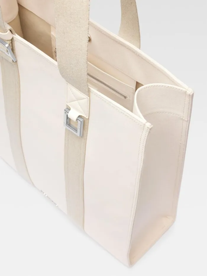 WomenMen Shoulder Bags JACQUEMUS The Cuerda Shopper Bag Offwhite WomenMen Shoulder Bags JACQUEMUS The Cuerda Shopper Bag Offwhite