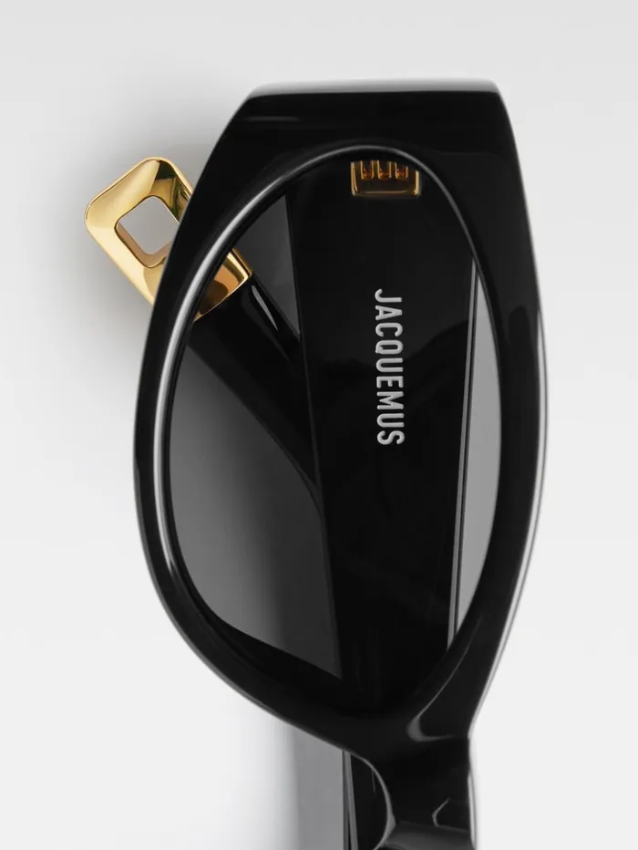 WomenMen Sunglasses JACQUEMUS The Ovalo Sunglasses Black WomenMen Sunglasses JACQUEMUS The Ovalo Sunglasses Black