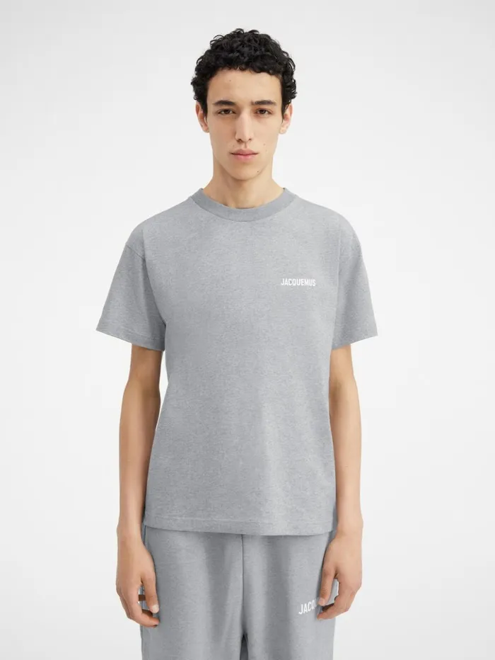 WomenMen Tshirts JACQUEMUS The Jacquemus Tshirt Grey