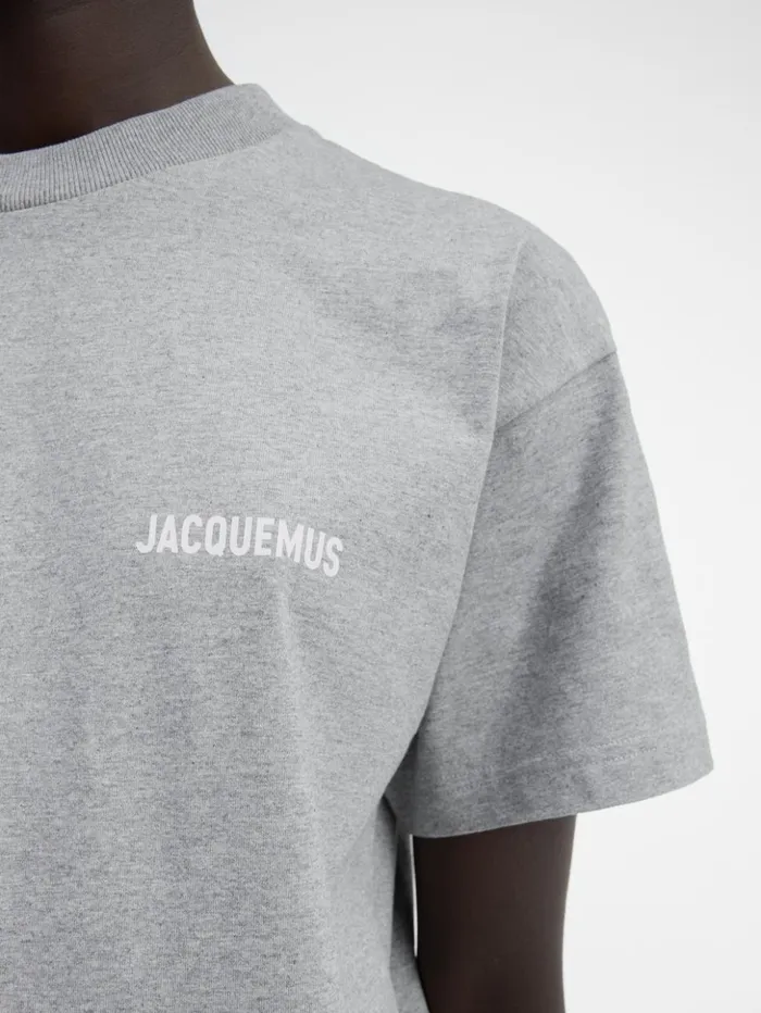 WomenMen Tshirts JACQUEMUS The Jacquemus Tshirt Grey WomenMen Tshirts JACQUEMUS The Jacquemus Tshirt Grey