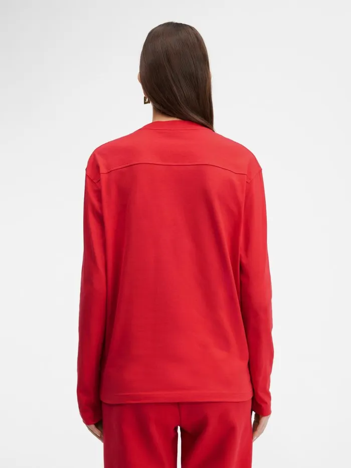 WomenMen Tshirts JACQUEMUS The Longsleeve Tshirt Red WomenMen Tshirts JACQUEMUS The Longsleeve Tshirt Red