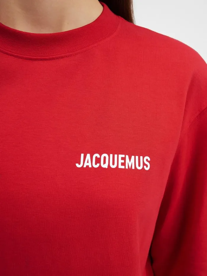 WomenMen Tshirts JACQUEMUS The Longsleeve Tshirt Red WomenMen Tshirts JACQUEMUS The Longsleeve Tshirt Red