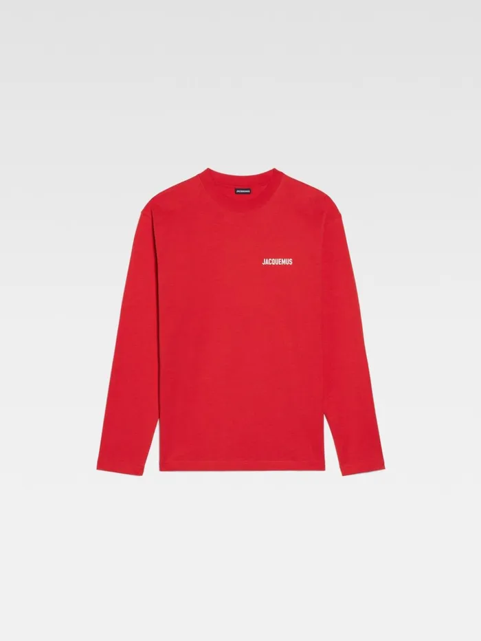 WomenMen Tshirts JACQUEMUS The Longsleeve Tshirt Red WomenMen Tshirts JACQUEMUS The Longsleeve Tshirt Red