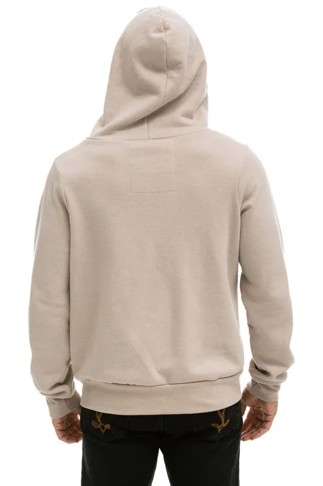 WomenMen Tops Aviator Nation 5 STRIPE HOODIE 8211 SAND PINK GREEN WomenMen Tops Aviator Nation 5 STRIPE HOODIE 8211 SAND PINK GREEN