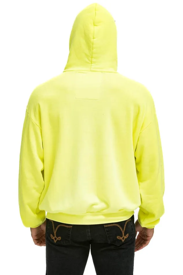 WomenMen Tops Aviator Nation AVIATOR NATION RELAXED PULLOVER HOODIE 8211 NEON YELLOW WomenMen Tops Aviator Nation AVIATOR NATION RELAXED PULLOVER HOODIE 8211 NEON YELLOW
