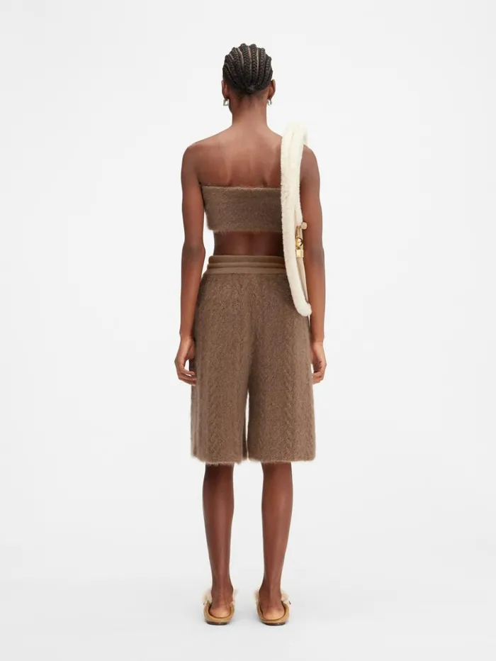 WomenMen Trousers and Shorts JACQUEMUS The Nuvola Shorts Camel WomenMen Trousers and Shorts JACQUEMUS The Nuvola Shorts Camel