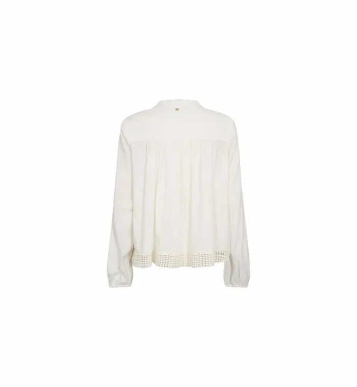 Women MMMacha Lace Blouse Ecru Blouses and Tops MOS MOSH Women MMMacha Lace Blouse Ecru Blouses and Tops MOS MOSH