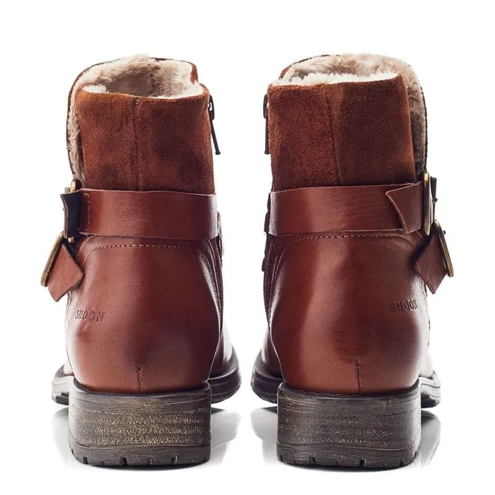Women Moda In Pelle Chelsea Boots Shoon Sh Oakridge Tan Leather