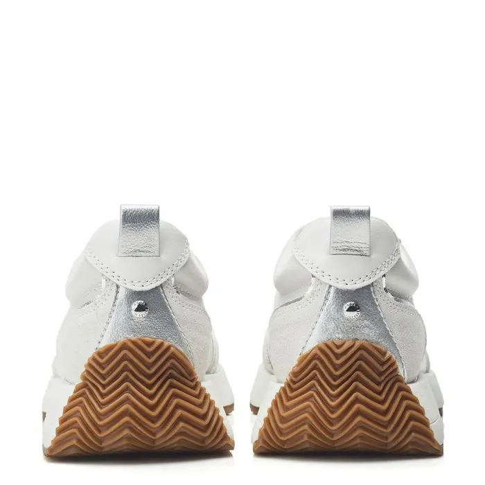Women Moda In Pelle Chunky Trainers Athenea White Leather