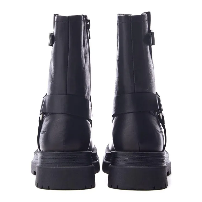 Women Moda In Pelle MidCalf Boots Shoon Sh Orleton Black Leather Women Moda In Pelle MidCalf Boots Shoon Sh Orleton Black Leather