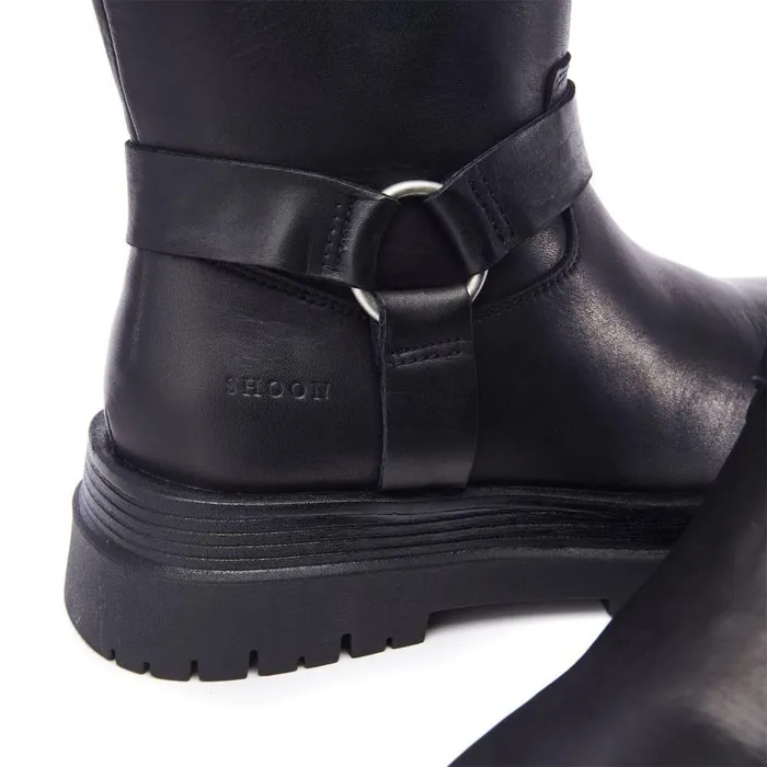 Women Moda In Pelle MidCalf Boots Shoon Sh Orleton Black Leather Women Moda In Pelle MidCalf Boots Shoon Sh Orleton Black Leather