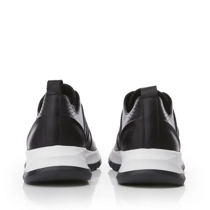 Women Moda In Pelle Wedge Trainers Shoon Sh Indigo Black Leather Women Moda In Pelle Wedge Trainers Shoon Sh Indigo Black Leather