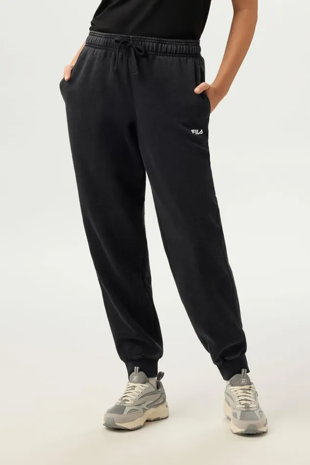 Women Pants and Shorts Fila Sportstyle Linear Logo Jogger 013 Blackwhite Women Pants and Shorts Fila Sportstyle Linear Logo Jogger 013 Blackwhite