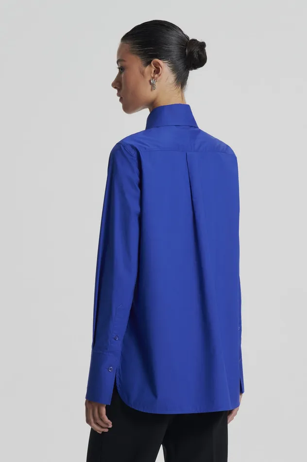 Women PARACHUTE TAILORED SHIRT BLUETTE Shirts Scanlan Theodore Women PARACHUTE TAILORED SHIRT BLUETTE Shirts Scanlan Theodore