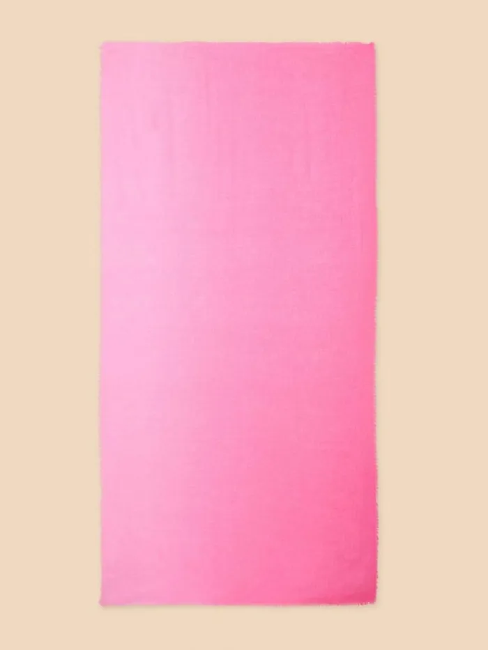 Women Penny Oversized Plain Scarf Bright Pink White Stuff Scarves Women Penny Oversized Plain Scarf Bright Pink White Stuff Scarves