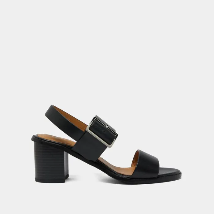 Women Sandals With Heels And Straps Black JONAK Sandals Women Sandals With Heels And Straps Black JONAK Sandals