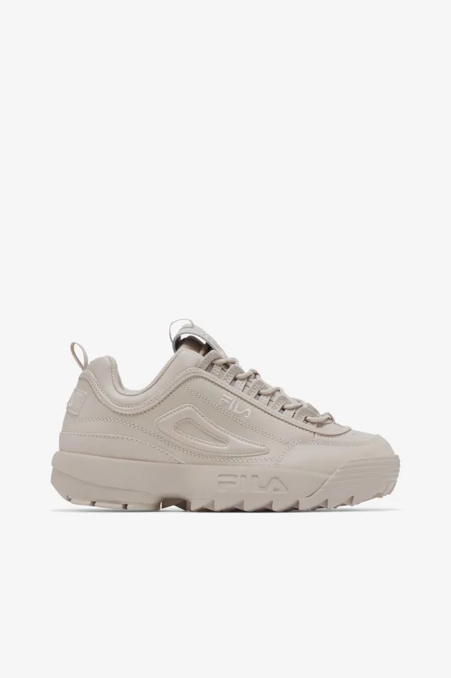 Women Sneakers Fila Disruptor 2 Premium 063 Silver Gray Silver Gray White Sand